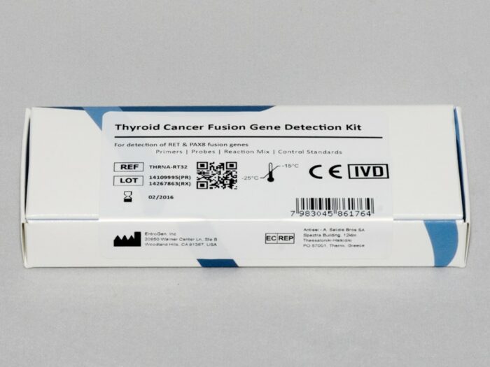 Image of Thyroid Cancer Fusion Gene Detection Kit (BRAF V600E, KRAS codon 12/13, NRAS codon 61, HRAS codon 12/13/61, RET/PTC1, RET/PTC3, PAX8/PPARg)
